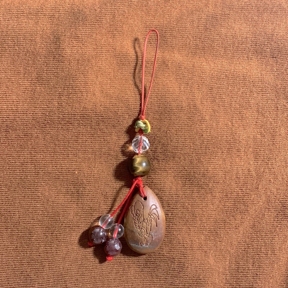 Lucky Charm Rooster Keychain and Bag Charm